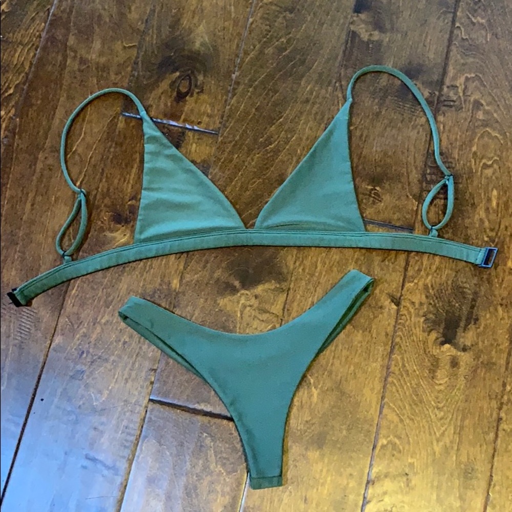 Fae swim suit Size: S Color: Olive Green